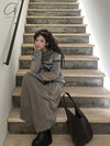 Daniel Andresen Knit Skirt Collection Handmade in Belgium DA-CARDINAL-SHA Virgin wool Sand PDA7 1